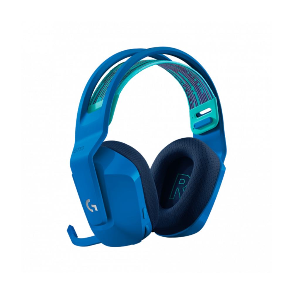 Imagem de FONE DE OUVIDO MIC LOGITECH GAMER G733 LIGHTSPEED S/FIO AZUL