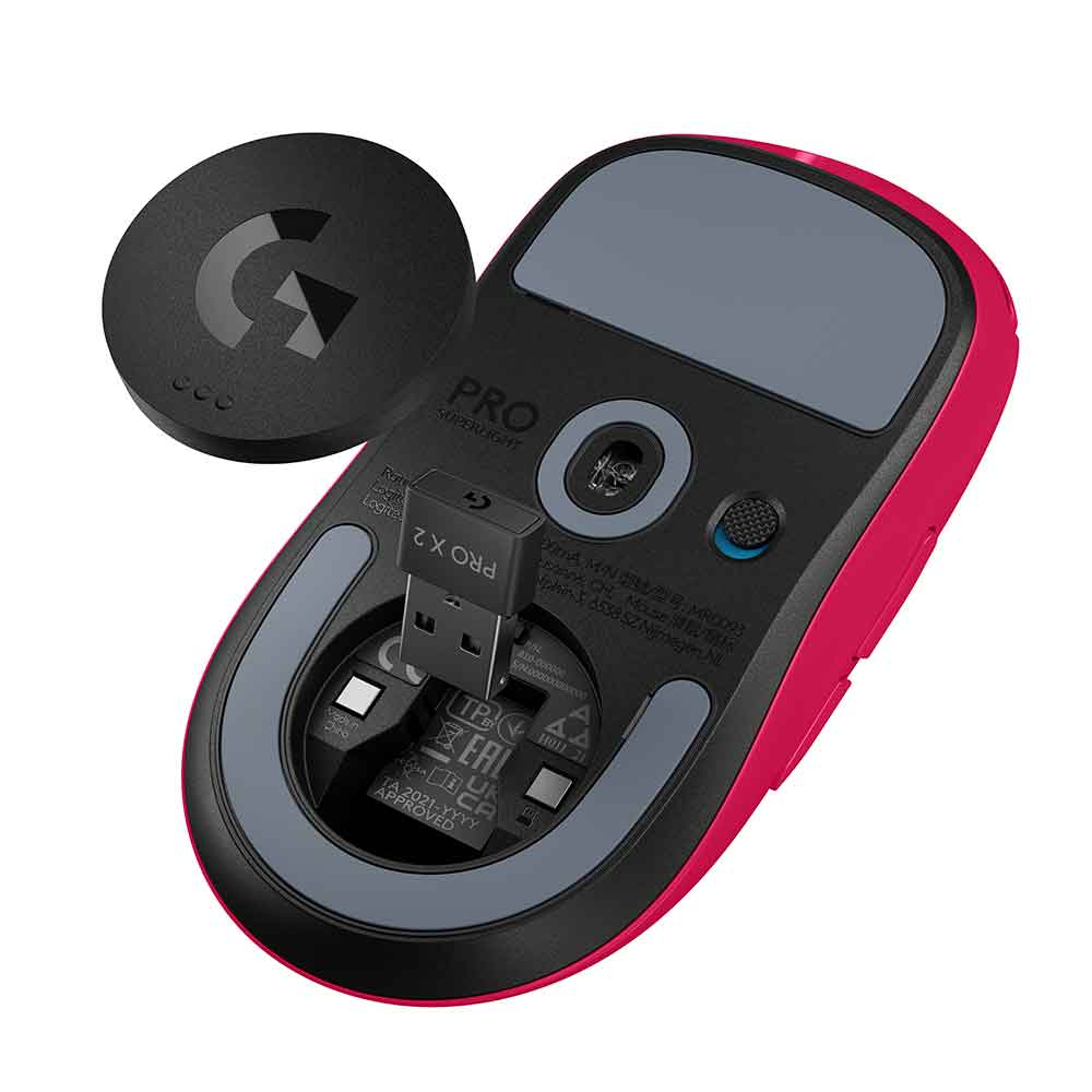 Imagem de MOUSE LOGITECH GAMER G PRO X SUPERLIGHT 2 S/FIO MAGENTA - 910-006796