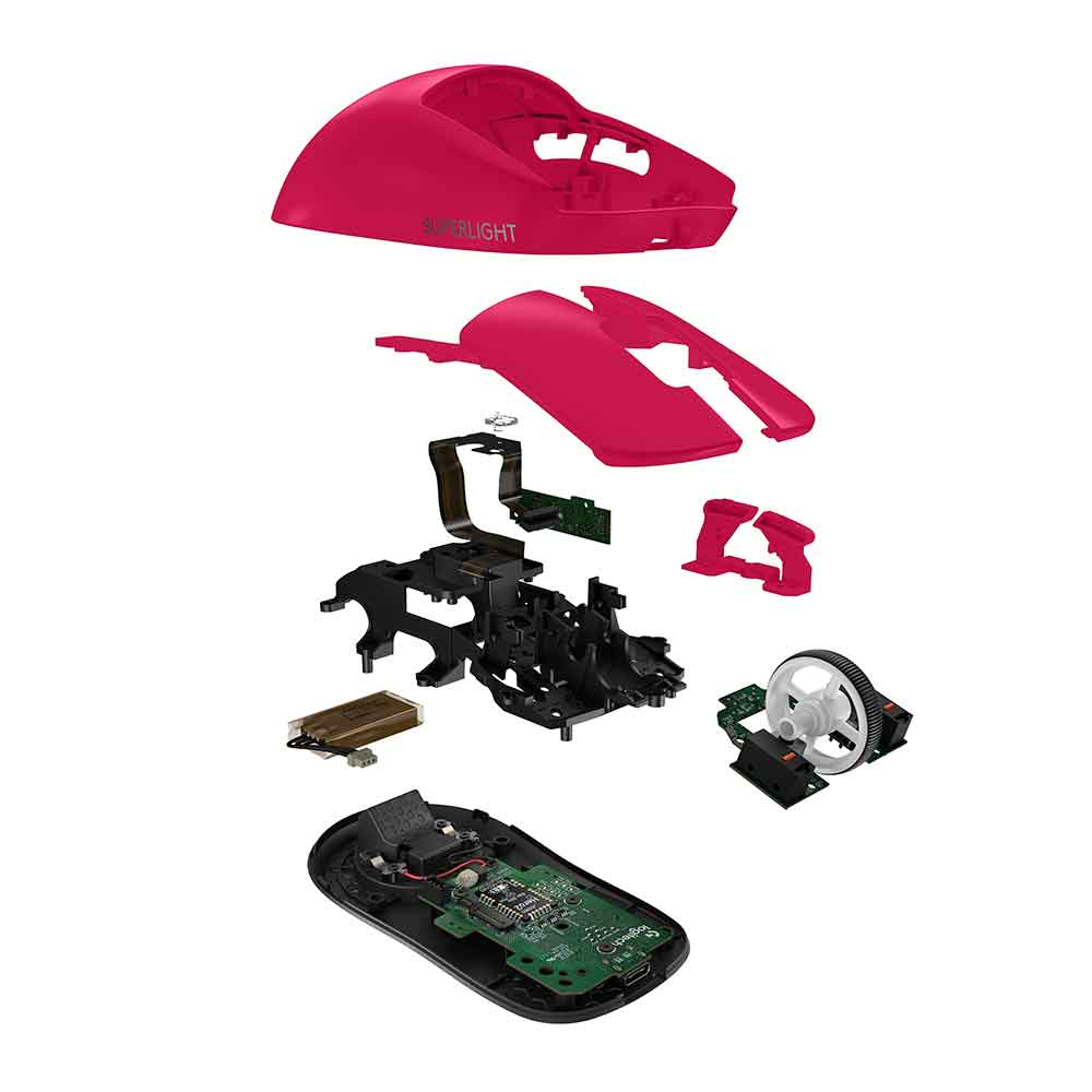 Imagem de MOUSE LOGITECH GAMER G PRO X SUPERLIGHT 2 S/FIO MAGENTA - 910-006796