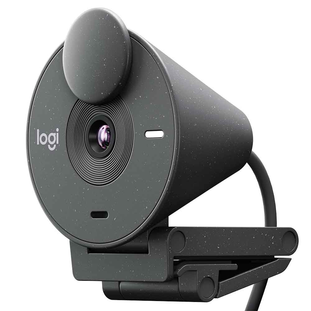 Imagem de WEBCAM LOGITECH BRIO 300 - FULL HD GRAPHITE 960-001413