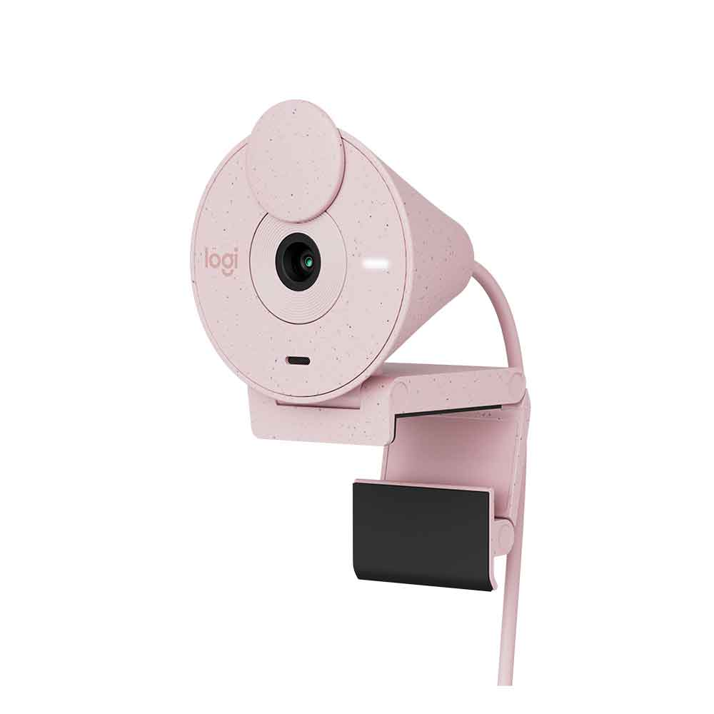 Imagem de WEBCAM LOGITECH BRIO 300 -  FULL HD ROSE