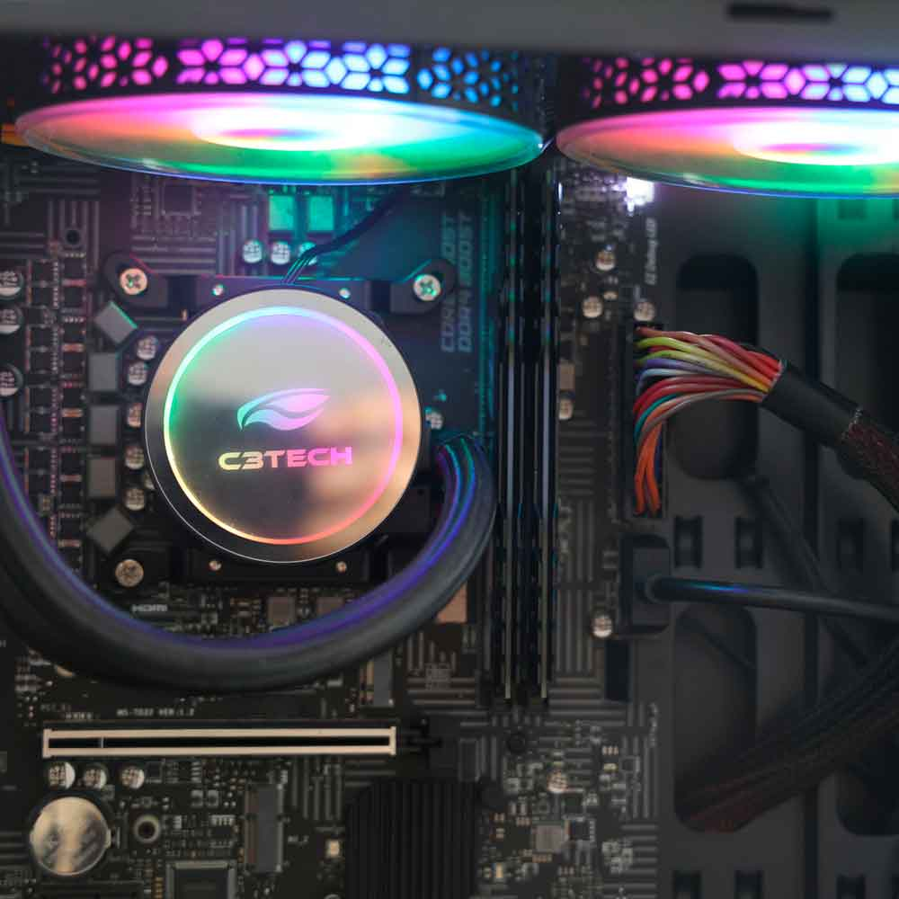 Imagem de WATER COOLER C3TECH 360MM FC-W360RGB PRETO