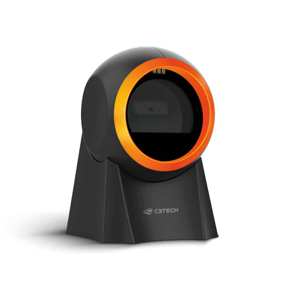 Imagem de LEITOR DE CODIGO DE BARRAS C3TECH 1D/2D USB LB-D120BK