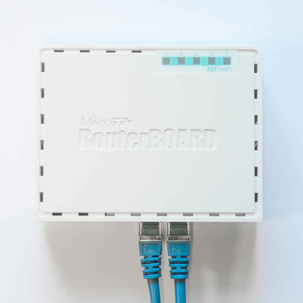 Imagem de ROTEADOR ROUTER BOARD E LOAD BALANCE  RB750Gr3 (hEX) - MIKROTIK