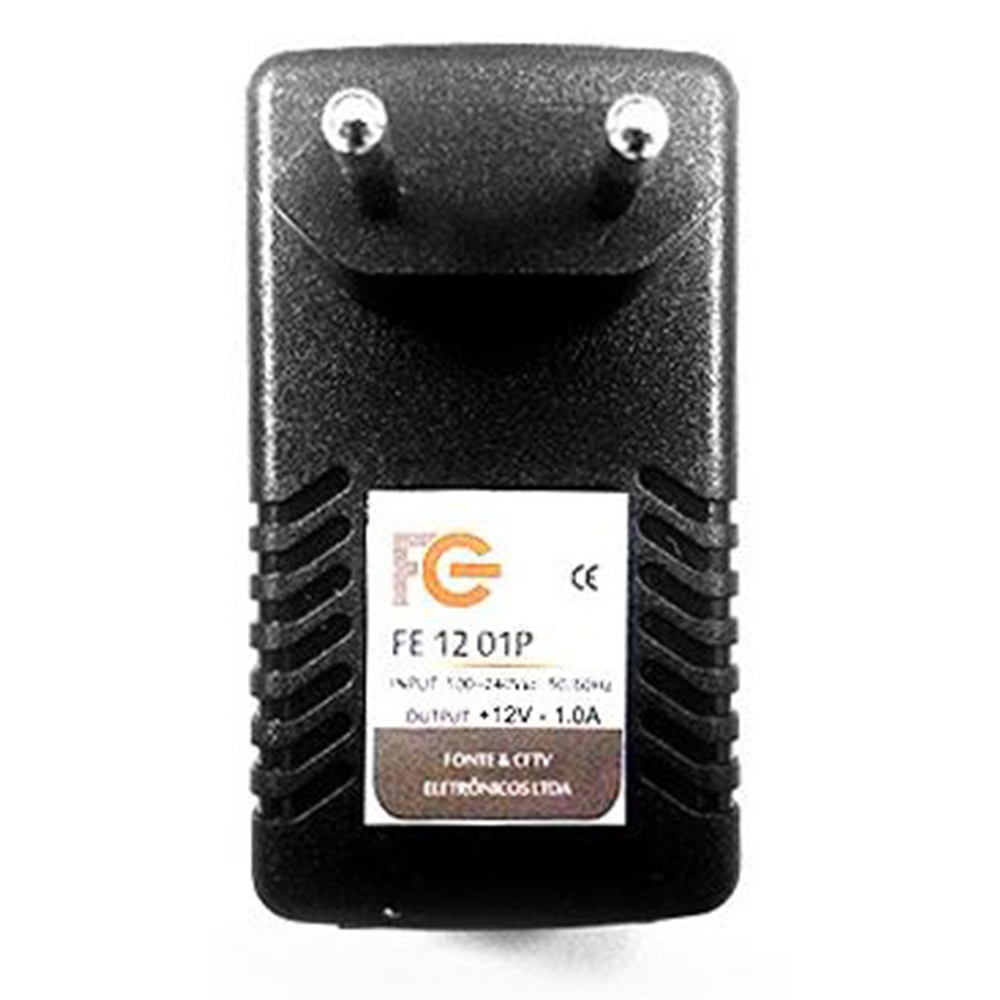 Imagem de FONTE ELETRONICA POE 12V 1A - FC1201PN - FC FONTES