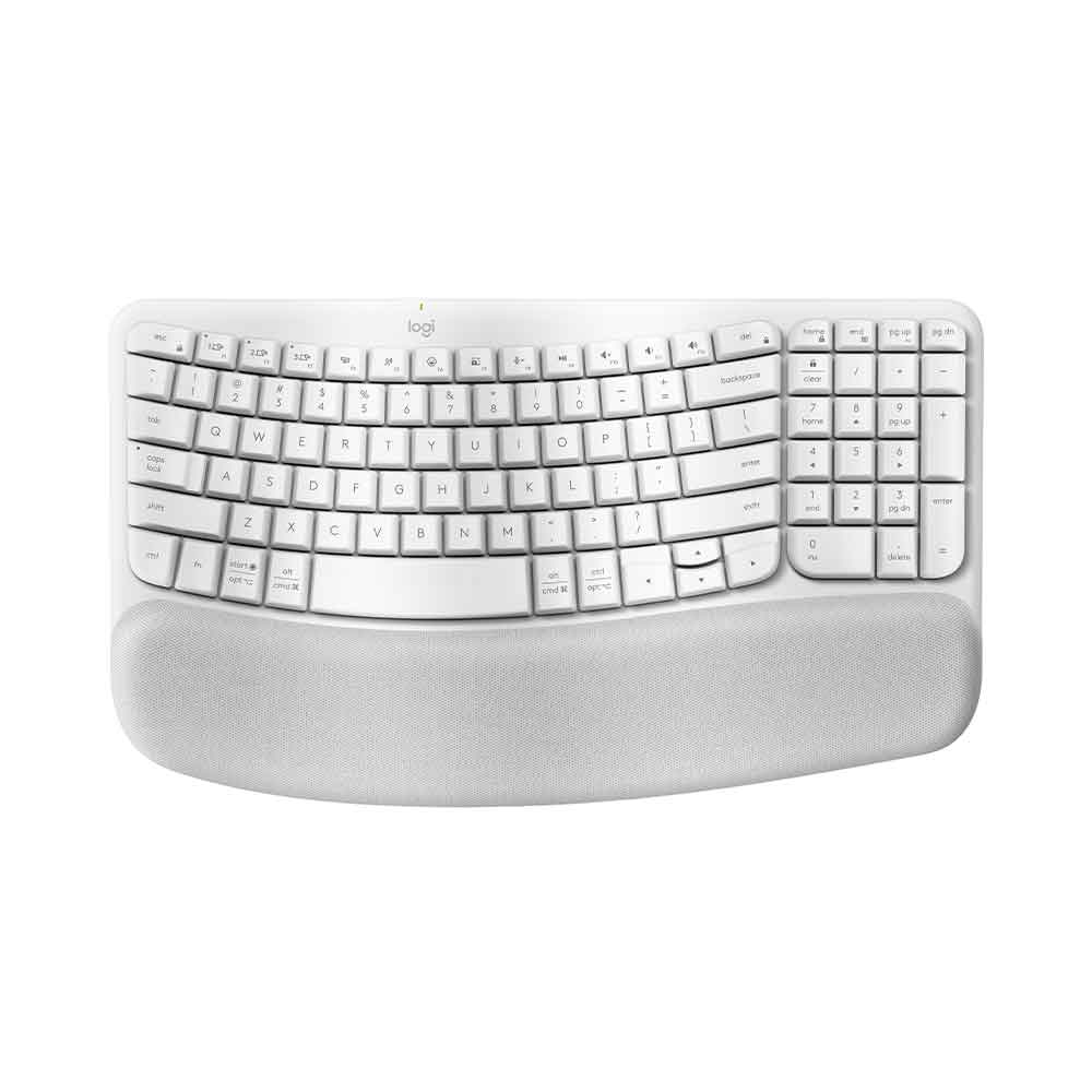 Imagem de TECLADO LOGITECH WAVE KEYS BRANCO SEM FIO - 920-012282