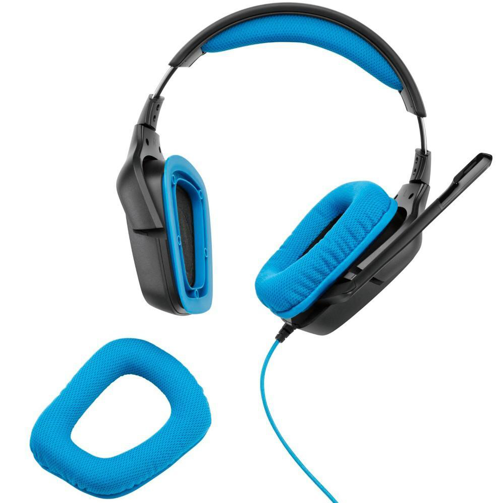 Imagem de FONE DE OUVIDO MIC LOGITECH GAMER G432 7.1 USB/P2 PRETO