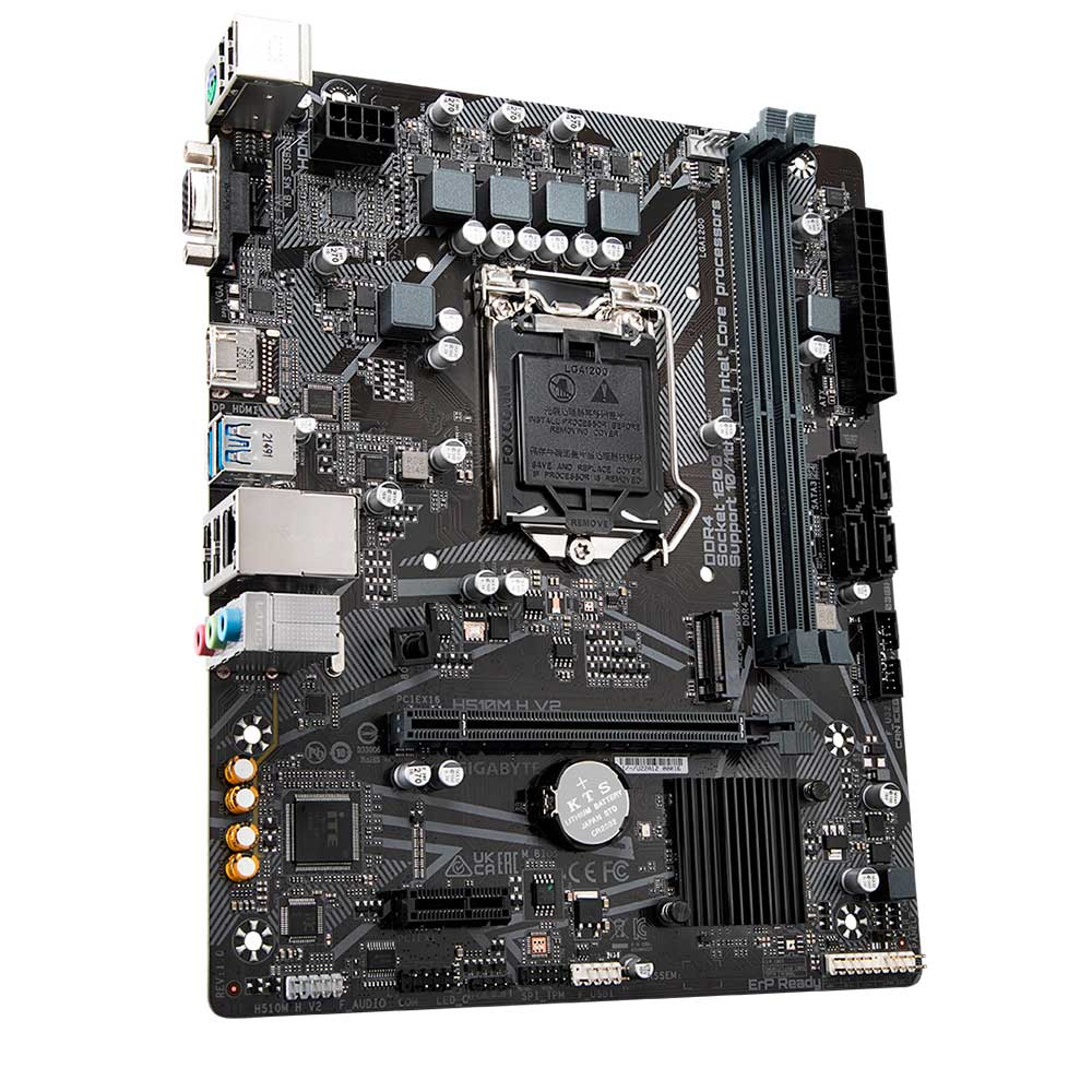 Imagem de PLACA MAE (INTEL) GIGABYTE H510M H V2 2.0 DDR4 LGA1200 10° E 11° GERACAO