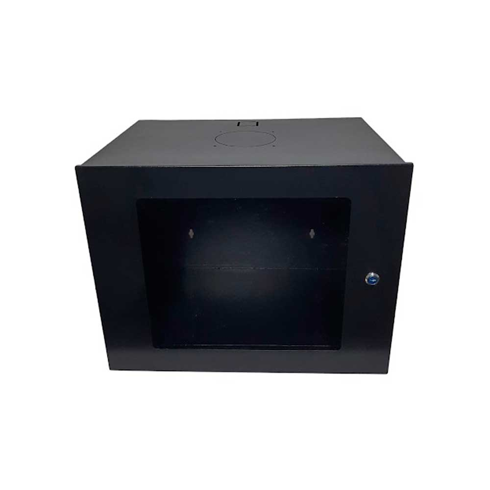 Imagem de RACK PADRAO 19" 8U X 350MM PRETO VISOR DE ACRILICO GFORCE 780