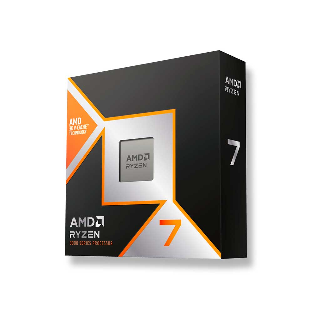Imagem de PROCESSADOR AMD RYZEN 7 9800X3D 4.7GHz (MAX TURBO 5.2GHz) 96MB CACHE AM5 100-100001084WOF