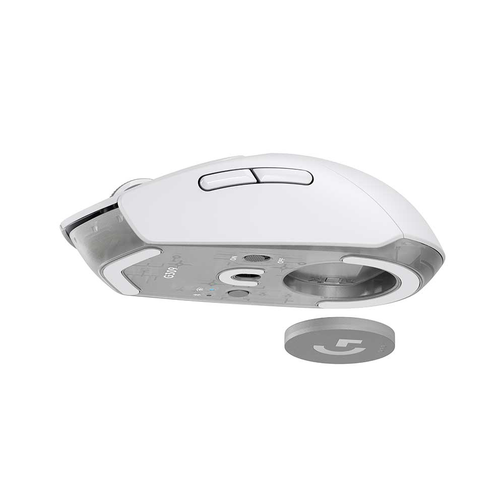 Imagem de MOUSE LOGITECH GAMER G G309 LIGHTSPEED SEM FRIO BRANCO - 910-007206