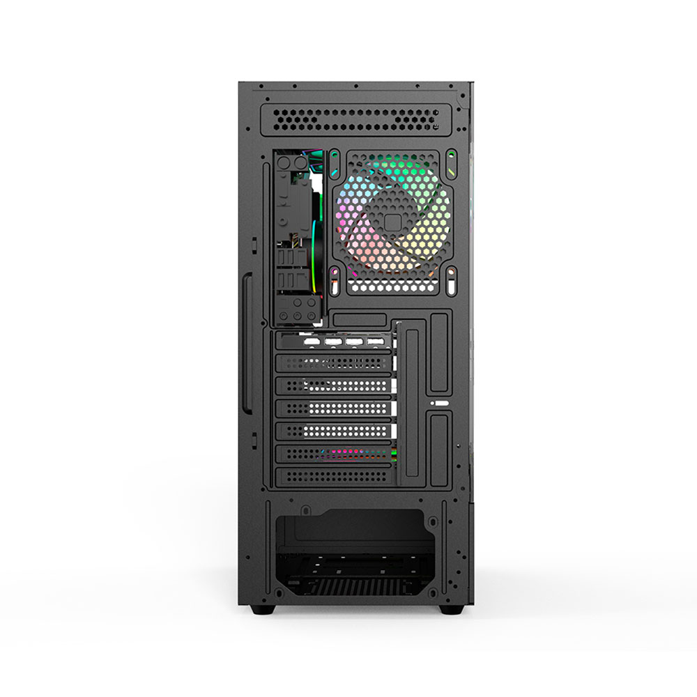 Imagem de GABINETE GAMER C3TECH AQUARIUS MT-G860BK SEM FONTE PRETO