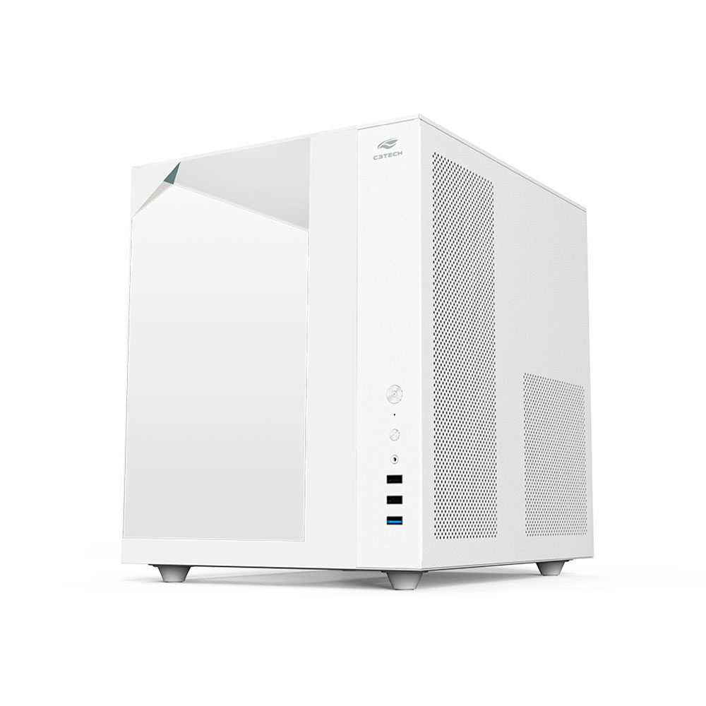 Imagem de GABINETE GAMER C3TECH AQUARIUS MT-G950WH SEM FONTE BRANCO