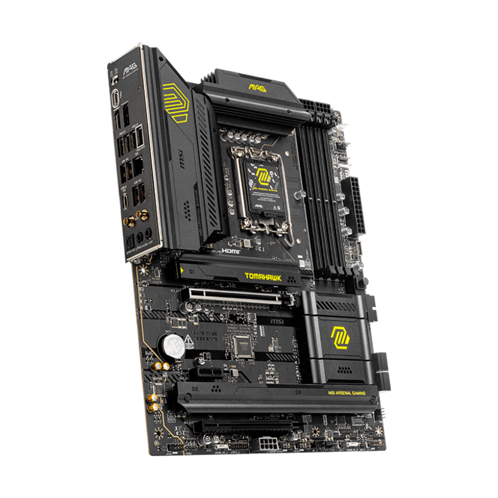 Imagem de PLACA MAE (INTEL) MSI MAG B860 TOMAHAWK WIFI DDR5 LGA1851 ULTRA PROCESSORS