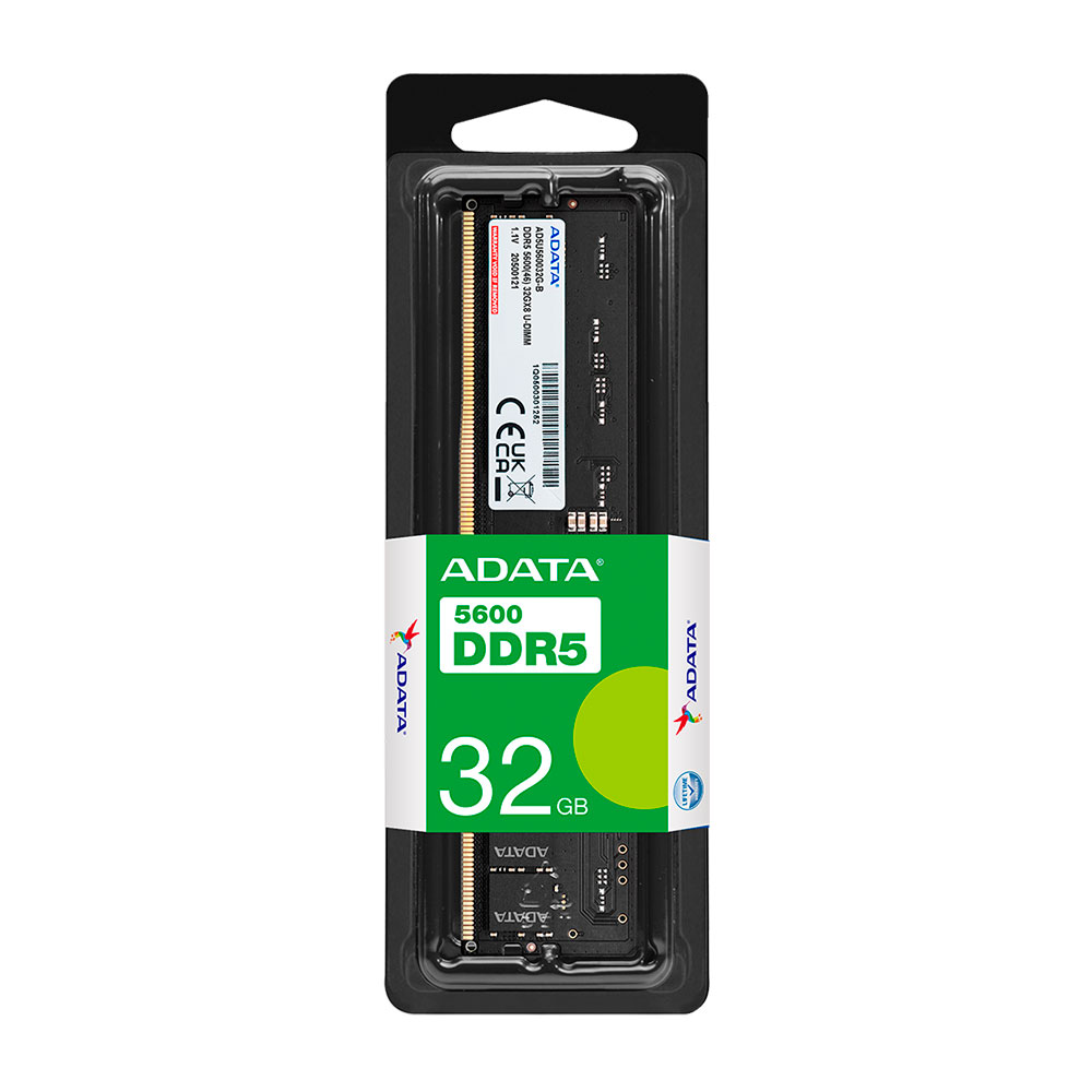 Imagem de MEMORIA ADATA 32GB DDR5 5600HZ 1.1V - DESKTOP - AD5U560032G-S