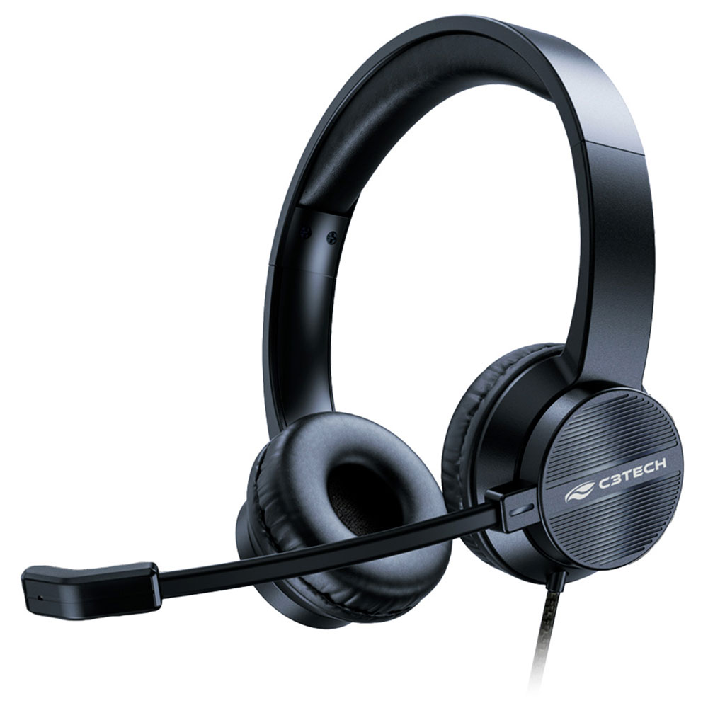 Imagem de FONE DE OUVIDO C3TECH C/MIC USB PH-380BK